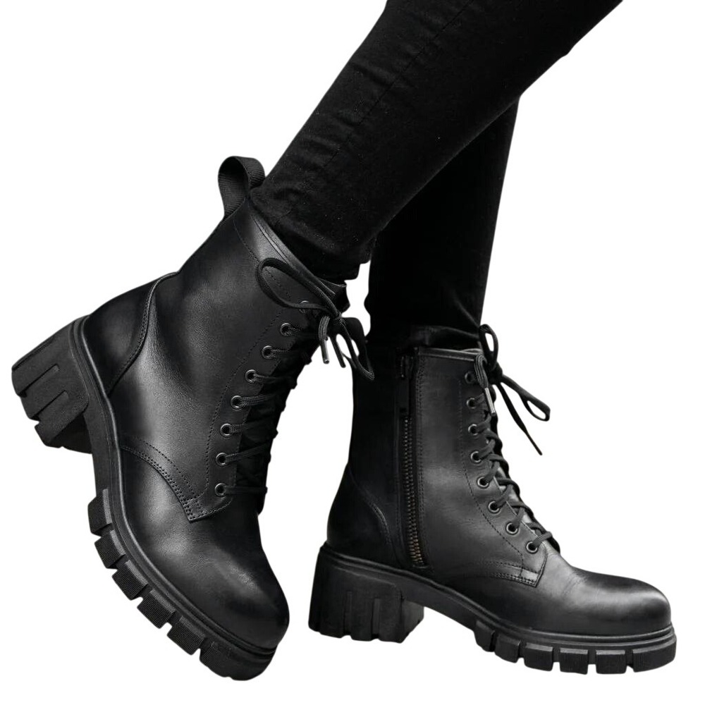 Thursday Boot Co. The Coda Lug Sole Combat Boot Black 10